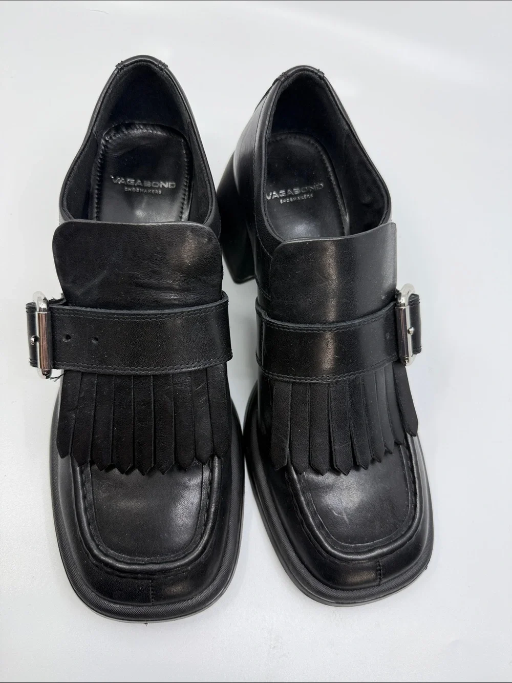 Vagabond Ansie Loafers Black 38 - Block Heel